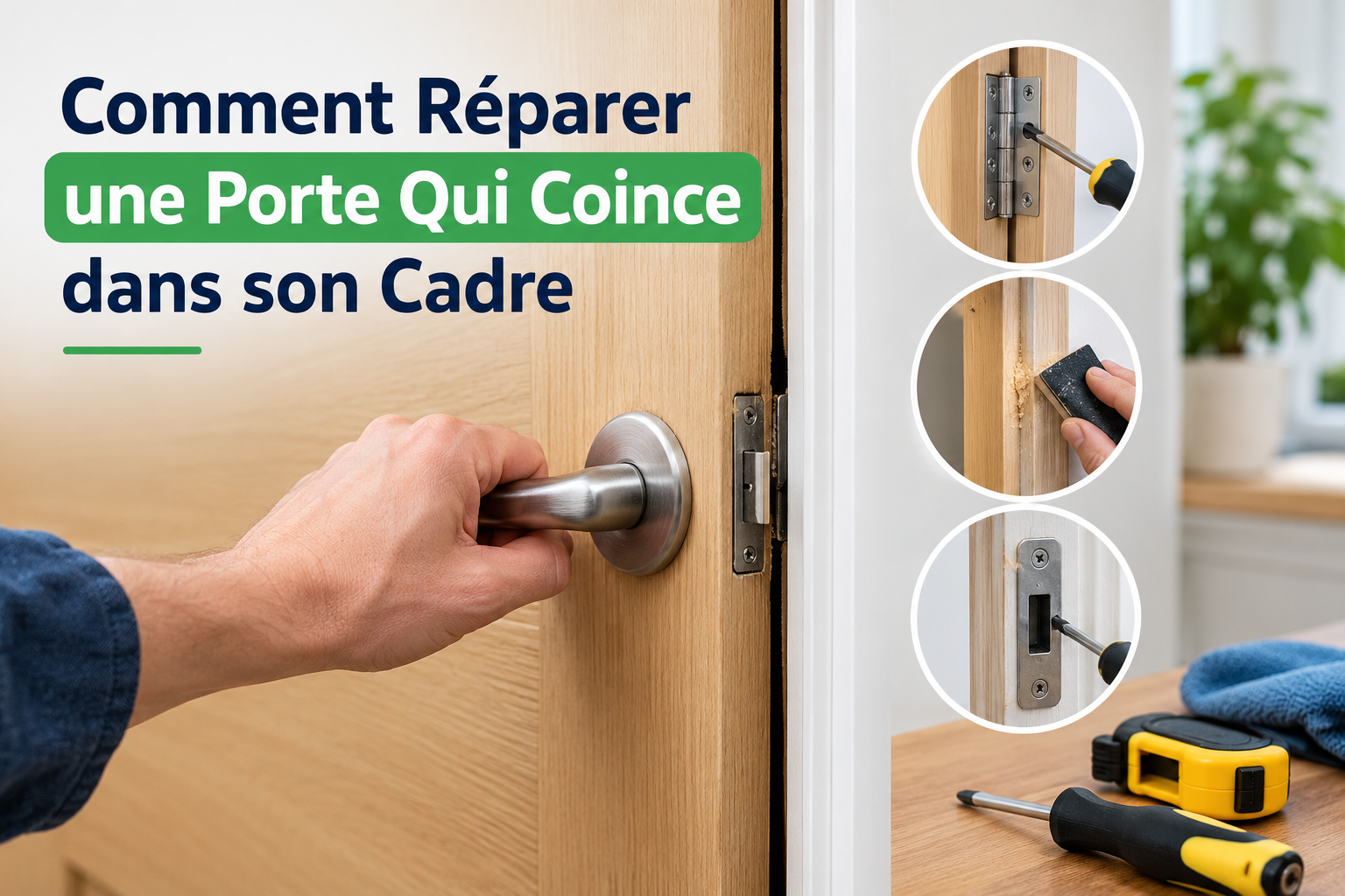 Comment Réparer une Porte Qui Coince dans son Cadre